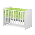 Cot Bumper Big UNI 60x120 cm / Green